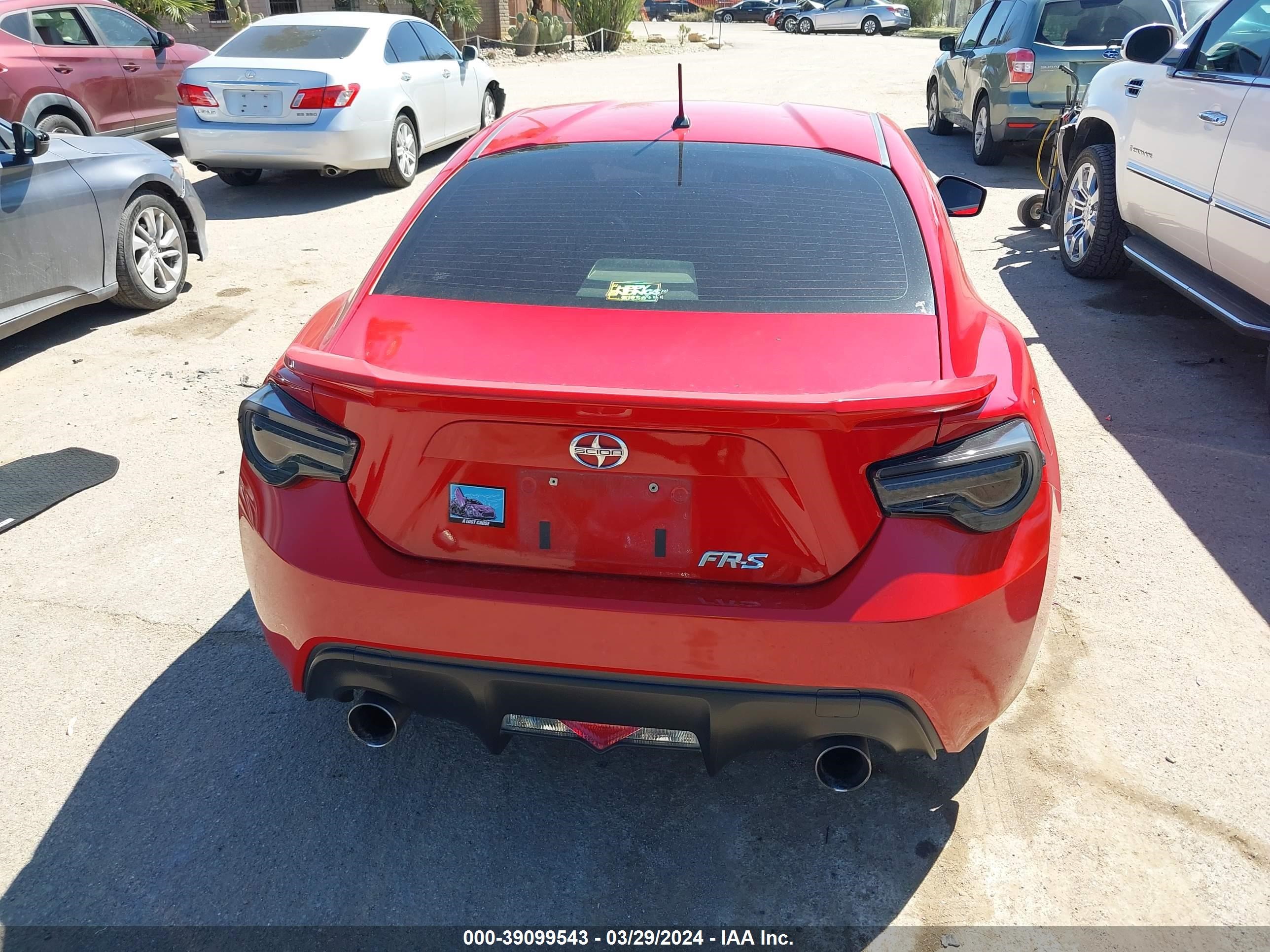 Photo 15 VIN: JF1ZNAA19E8705268 - SCION FR-S 