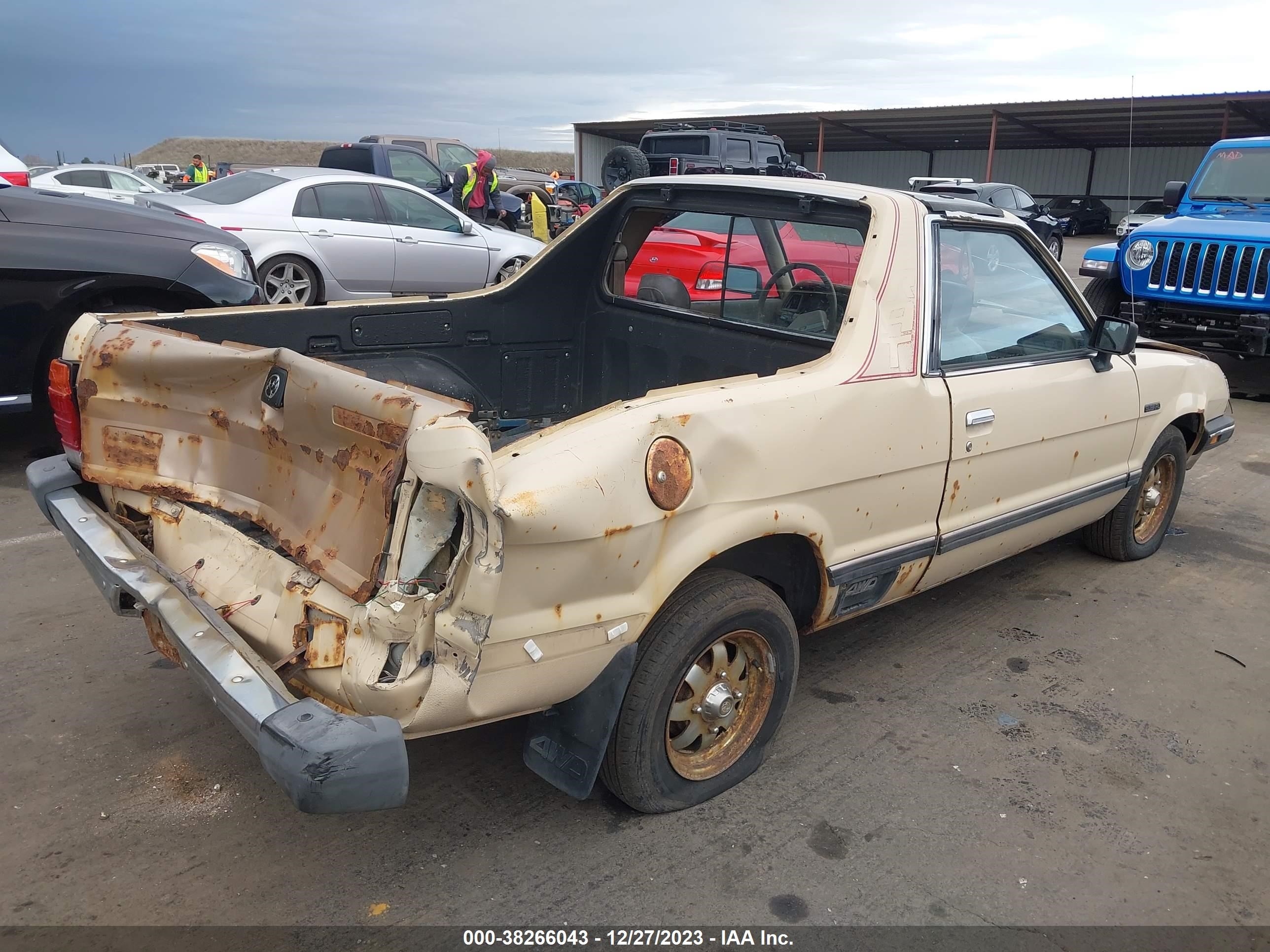 Photo 3 VIN: JF2AT53B0FE502509 - SUBARU BRAT 