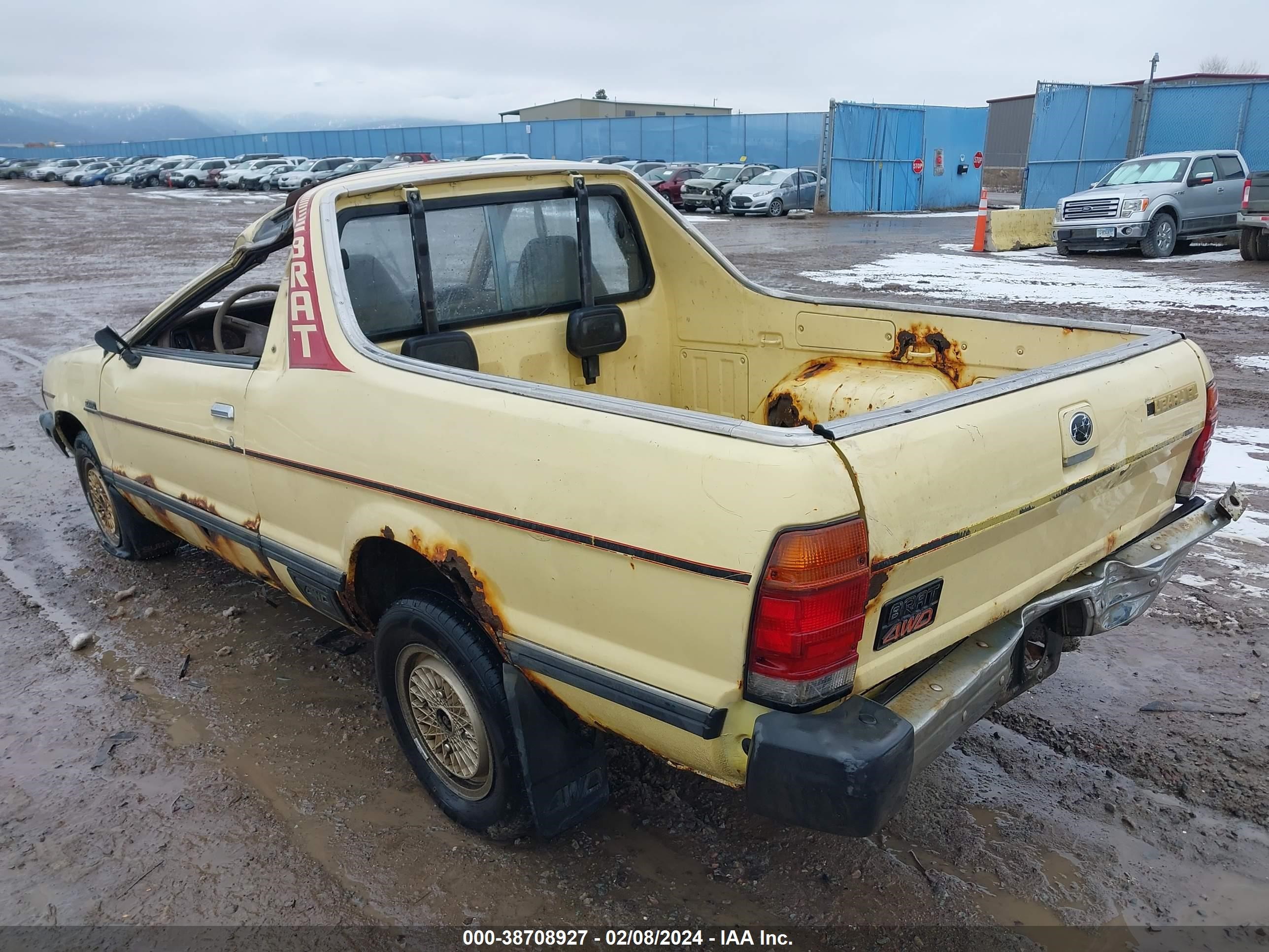 Photo 2 VIN: JF2AT53B8CE502513 - SUBARU BRAT 