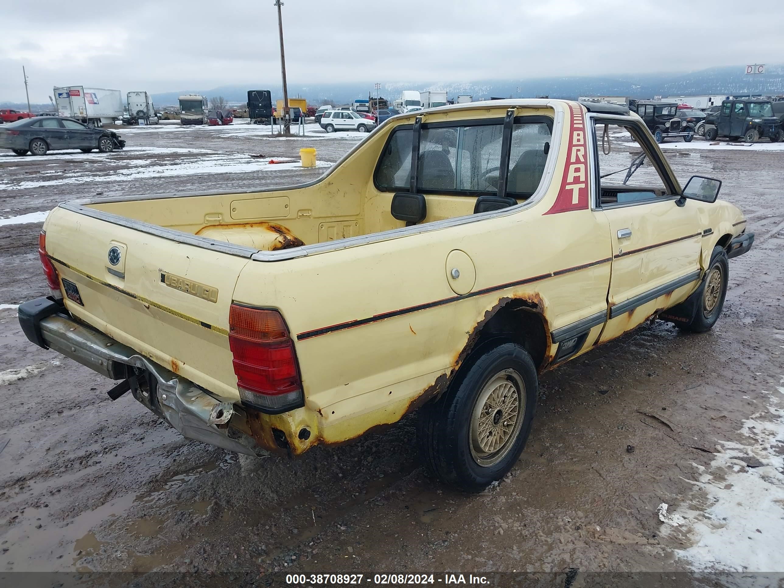 Photo 3 VIN: JF2AT53B8CE502513 - SUBARU BRAT 