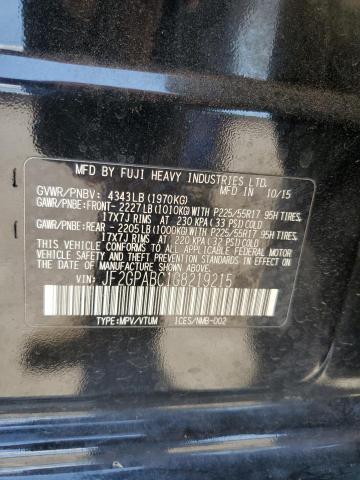 Photo 12 VIN: JF2GPABC1G8219215 - SUBARU CROSSTREK 