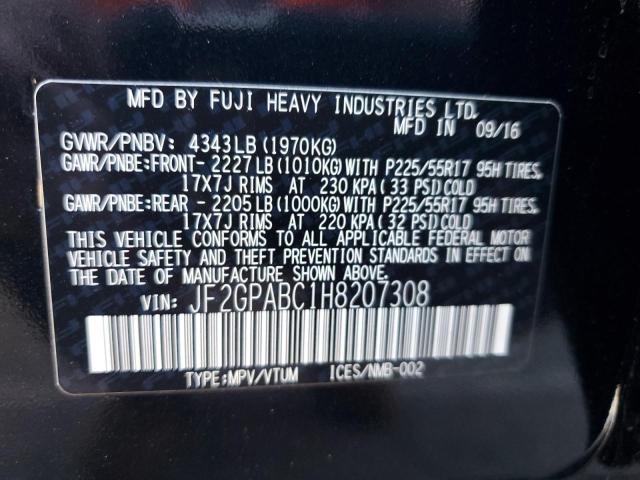 Photo 13 VIN: JF2GPABC1H8207308 - SUBARU CROSSTREK 