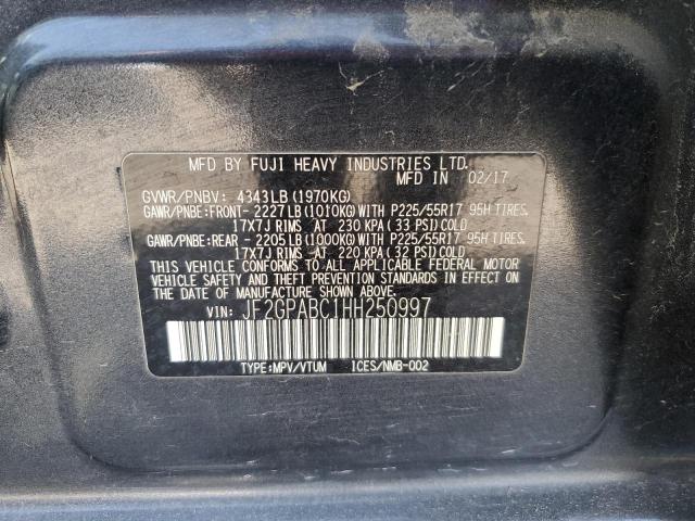 Photo 13 VIN: JF2GPABC1HH250997 - SUBARU CROSSTREK 