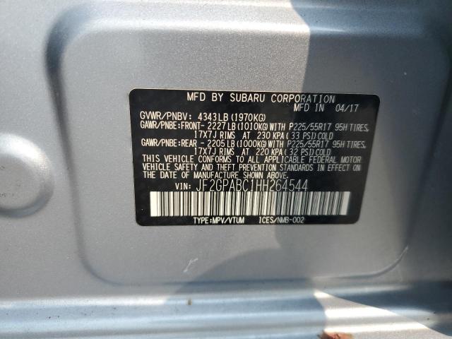 Photo 11 VIN: JF2GPABC1HH264544 - SUBARU CROSSTREK 