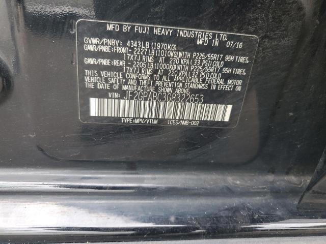 Photo 12 VIN: JF2GPABC3G8322653 - SUBARU CROSSTREK 