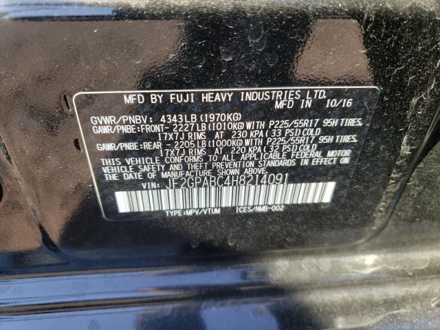 Photo 9 VIN: JF2GPABC4H8214091 - SUBARU CROSSTREK 