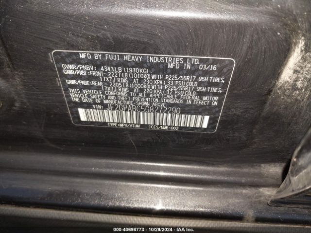 Photo 8 VIN: JF2GPABC5G8272290 - SUBARU CROSSTREK 