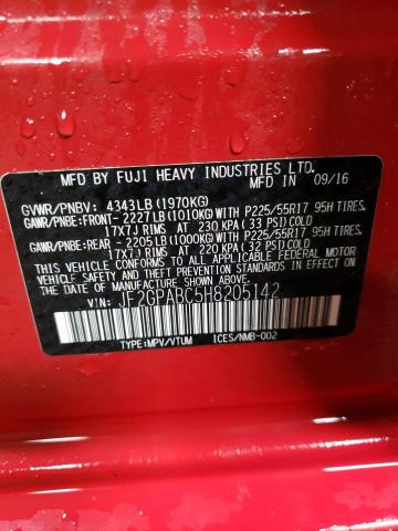 Photo 11 VIN: JF2GPABC5H8205142 - SUBARU CROSSTREK 