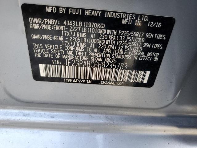 Photo 12 VIN: JF2GPABC6H8235783 - SUBARU CROSSTREK 