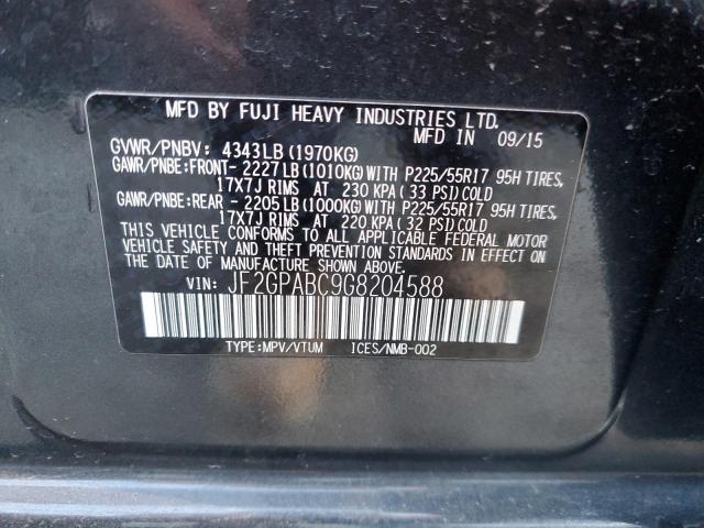 Photo 13 VIN: JF2GPABC9G8204588 - SUBARU CROSSTREK 