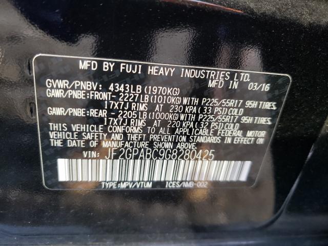 Photo 9 VIN: JF2GPABC9G8280425 - SUBARU CROSSTREK 