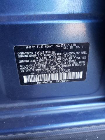 Photo 11 VIN: JF2GPABCXG8325548 - SUBARU CROSSTREK 