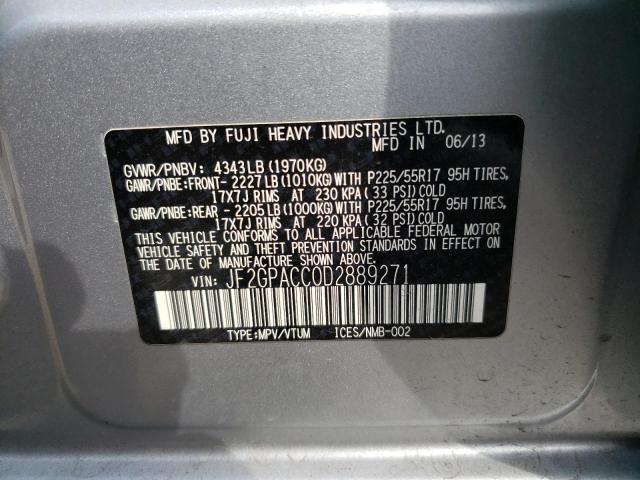 Photo 12 VIN: JF2GPACC0D2889271 - SUBARU XV CROSSTR 