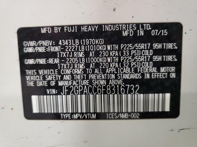 Photo 12 VIN: JF2GPACC6F8316732 - SUBARU XV CROSSTR 