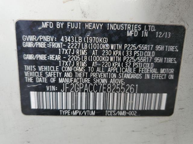 Photo 12 VIN: JF2GPACC7E8255261 - SUBARU XV CROSSTR 