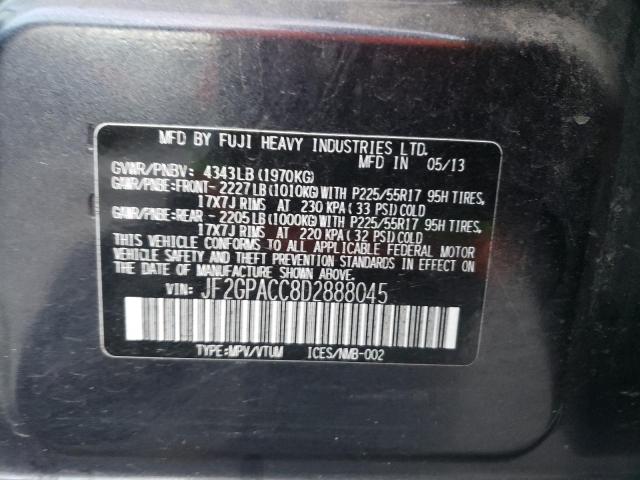 Photo 11 VIN: JF2GPACC8D2888045 - SUBARU XV CROSSTR 