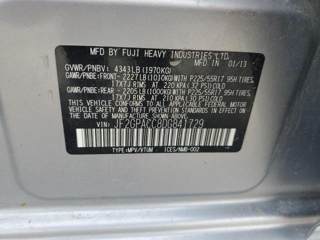 Photo 12 VIN: JF2GPACC8DG841729 - SUBARU XV CROSSTR 