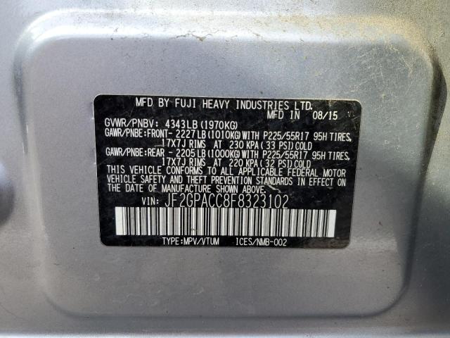 Photo 12 VIN: JF2GPACC8F8323102 - SUBARU XV CROSSTR 