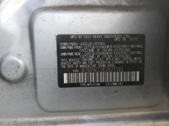 Photo 9 VIN: JF2GPACC9D2821583 - SUBARU XV CROSSTR 