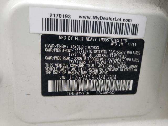 Photo 12 VIN: JF2GPACC9E8241684 - SUBARU XV 