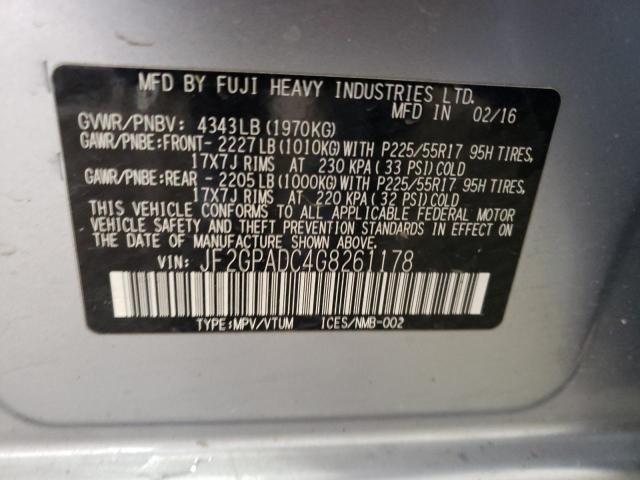 Photo 13 VIN: JF2GPADC4G8261178 - SUBARU CROSSTREK 