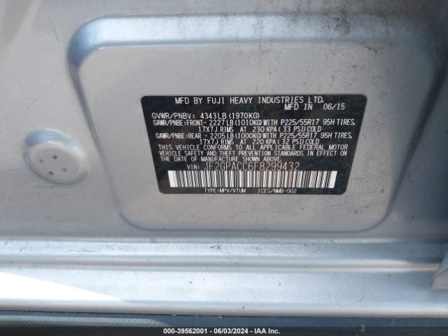 Photo 8 VIN: JF2GPADC6F8299432 - SUBARU XV CROSSTREK 