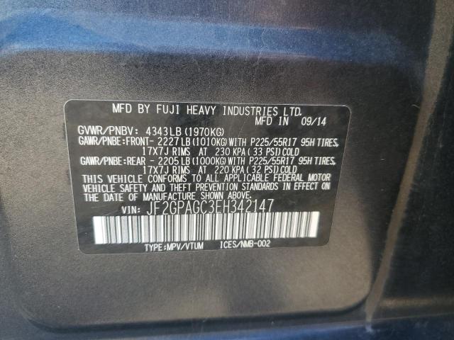 Photo 11 VIN: JF2GPAGC3EH342147 - SUBARU XV 