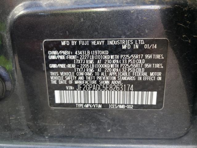 Photo 9 VIN: JF2GPAGC5E8263174 - SUBARU XV CROSSTR 