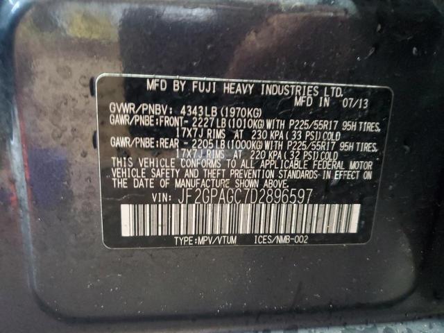 Photo 12 VIN: JF2GPAGC7D2896597 - SUBARU XV 