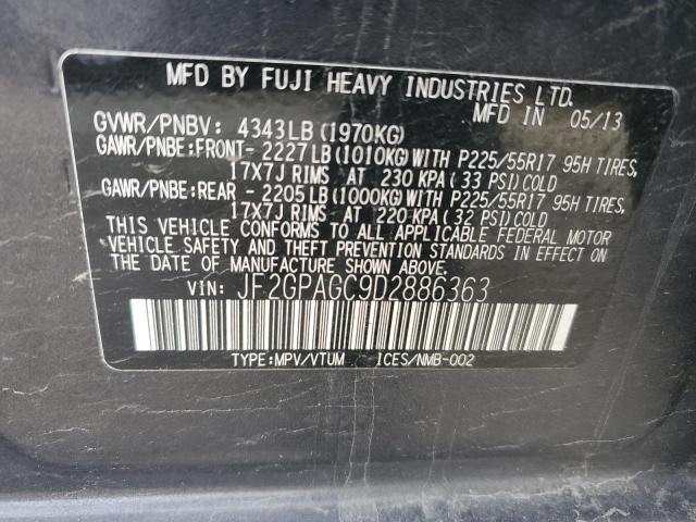 Photo 12 VIN: JF2GPAGC9D2886363 - SUBARU XV 