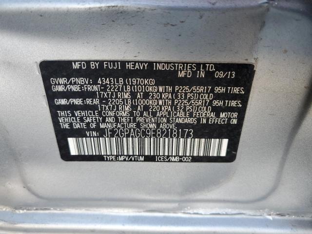 Photo 11 VIN: JF2GPAGC9E8218173 - SUBARU XV CROSSTR 