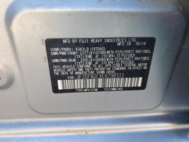 Photo 12 VIN: JF2GPAGCXE8298311 - SUBARU XV CROSSTR 