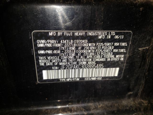 Photo 9 VIN: JF2GPAKC3D2895485 - SUBARU XV CROSSTR 