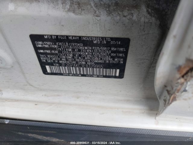 Photo 8 VIN: JF2GPAKC3E8329955 - SUBARU XV CROSSTREK 