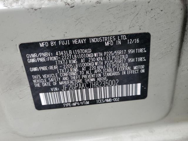 Photo 13 VIN: JF2GPAKC7H8235002 - SUBARU CROSSTREK 