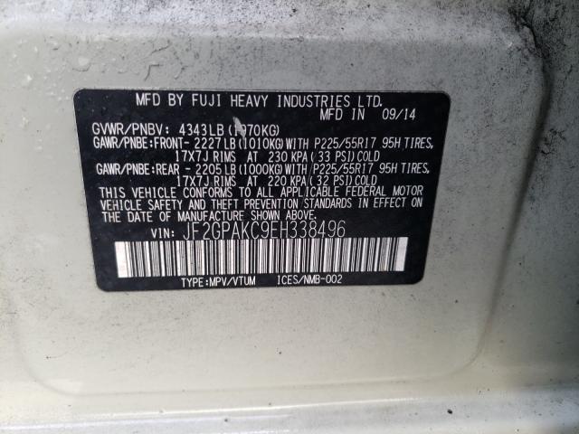 Photo 9 VIN: JF2GPAKC9EH338496 - SUBARU XV CROSSTR 