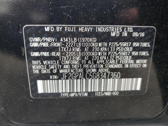 Photo 12 VIN: JF2GPALC5G8347360 - SUBARU CROSSTREK 