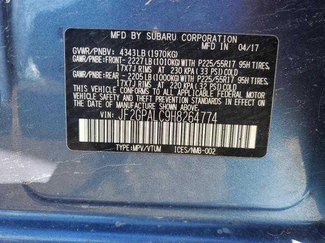 Photo 12 VIN: JF2GPALC9H8264774 - SUBARU CROSSTREK 