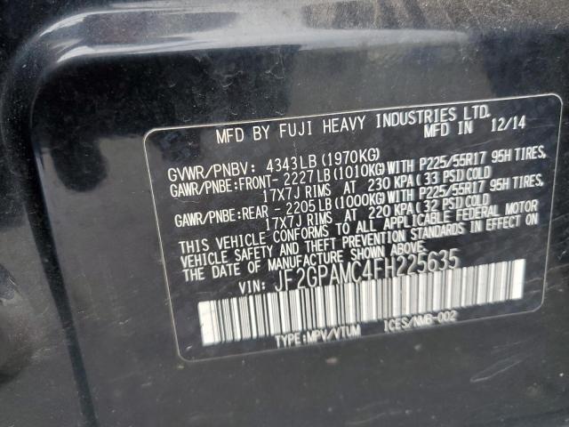 Photo 12 VIN: JF2GPAMC4FH225635 - SUBARU XV 