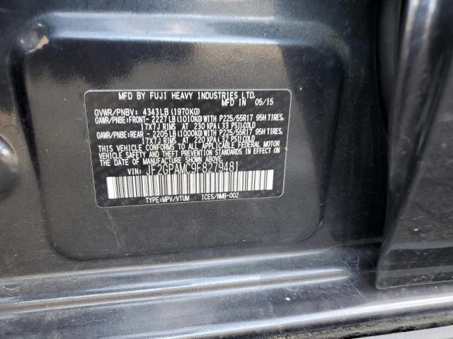 Photo 12 VIN: JF2GPAMC9F8279481 - SUBARU XV CROSSTR 