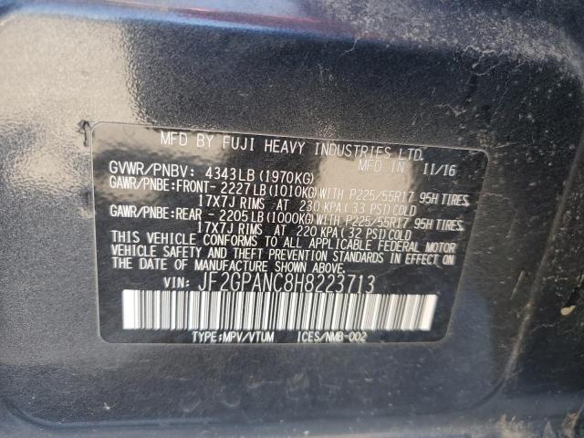 Photo 11 VIN: JF2GPANC8H8223713 - SUBARU CROSSTREK 