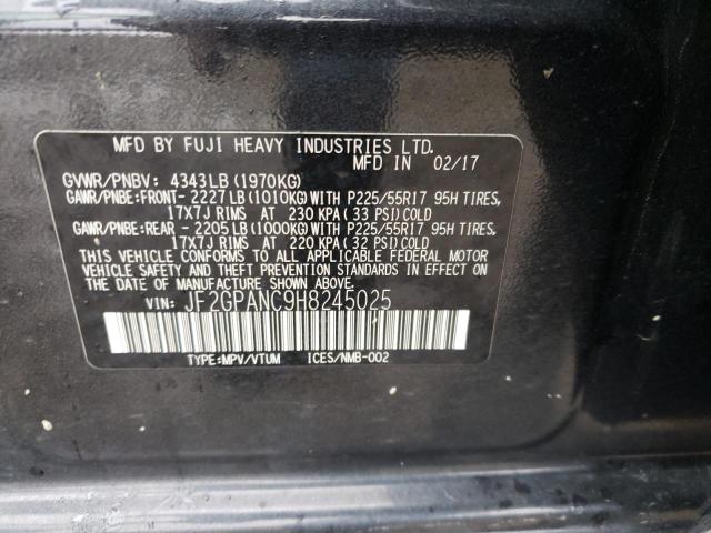 Photo 12 VIN: JF2GPANC9H8245025 - SUBARU CROSSTREK 