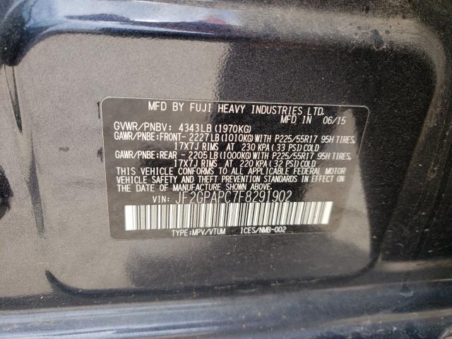 Photo 9 VIN: JF2GPAPC7F8291902 - SUBARU XV CROSSTR 