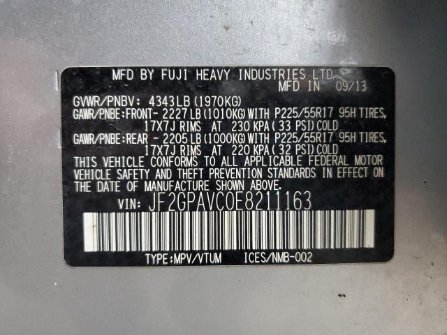 Photo 13 VIN: JF2GPAVC0E8211163 - SUBARU XV 