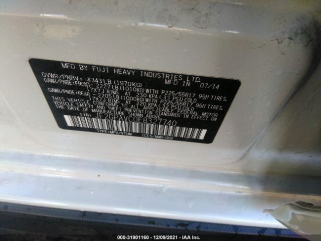 Photo 8 VIN: JF2GPAVC0E8327740 - SUBARU XV CROSSTREK 