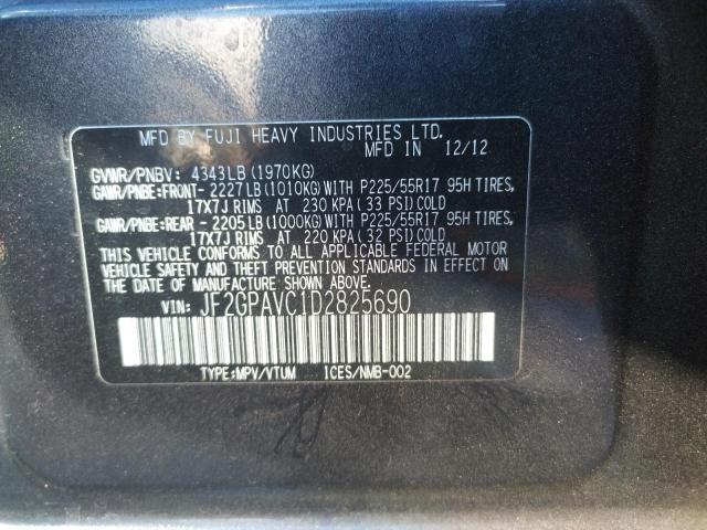 Photo 12 VIN: JF2GPAVC1D2825690 - SUBARU XV CROSSTR 