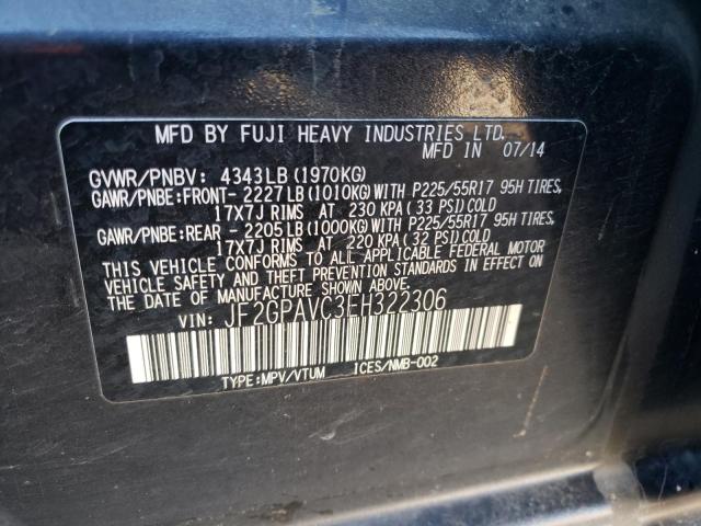 Photo 11 VIN: JF2GPAVC3EH322306 - SUBARU XV 