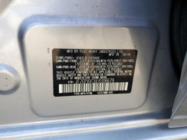 Photo 12 VIN: JF2GPAVC6E8306679 - SUBARU XV CROSSTR 