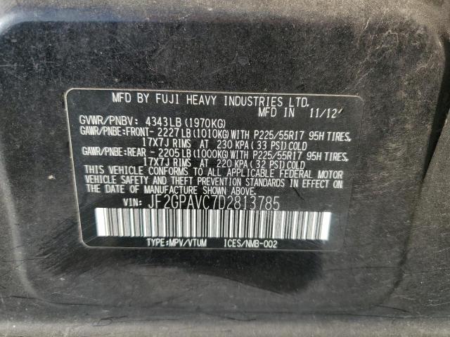 Photo 12 VIN: JF2GPAVC7D2813785 - SUBARU XV CROSSTR 