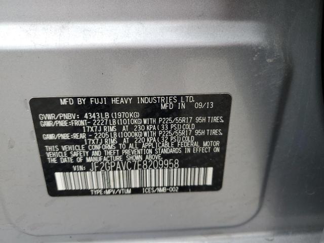 Photo 12 VIN: JF2GPAVC7E8209958 - SUBARU XV CROSSTR 